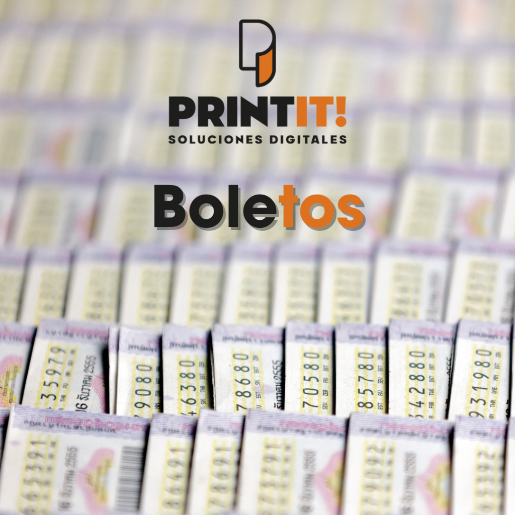 Boletos para rifas
